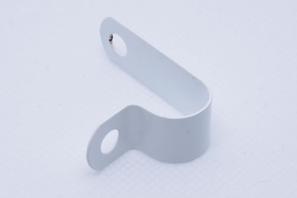MCCP 28 WH - White Copper Cable Clip LSF Polyester